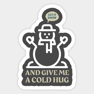 Let it Snow Sticker